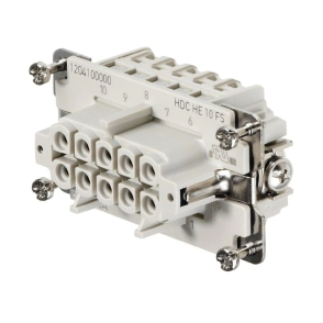 1204100000 -NUCLEO HEMBRA DE 10 POLOS (HDC-HE-10-FS)