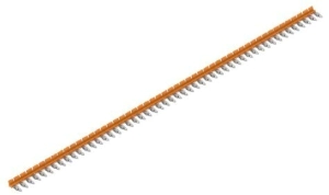 255637-PUENTE DE 51 POLOS NARANJA CON PASO6,4MM CONX EN PARAL (TCC 6.4/51 OR)