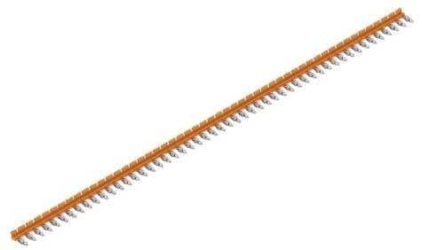 255637-PUENTE DE 51 POLOS NARANJA CON PASO6,4MM CONX EN PARAL (TCC 6.4/51 OR)