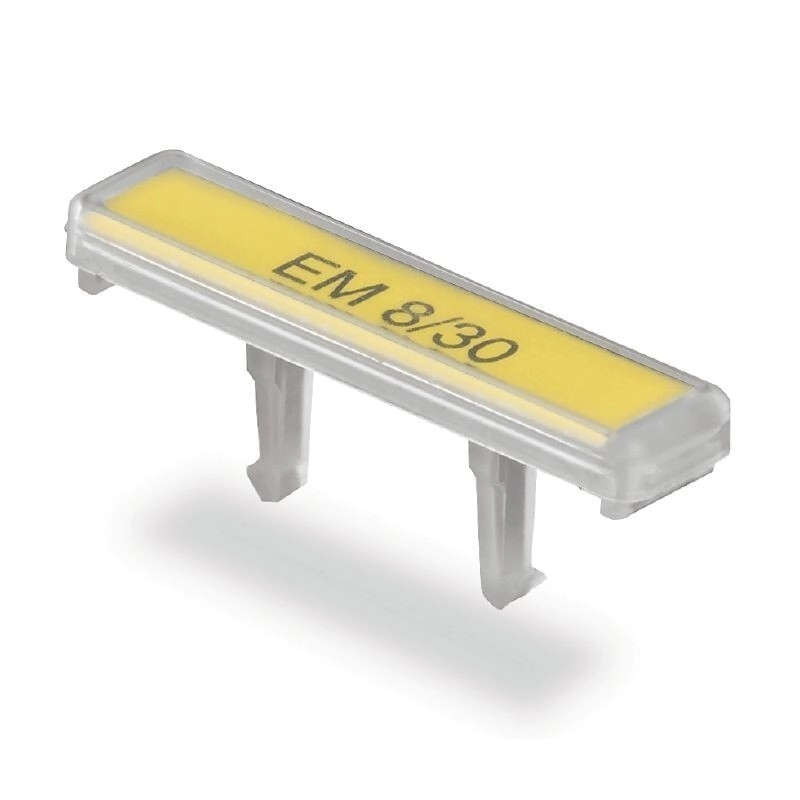 1806120- PORTA ROTULO C/TAPA TRANSPARENTE 8X30 (EM 8/30)