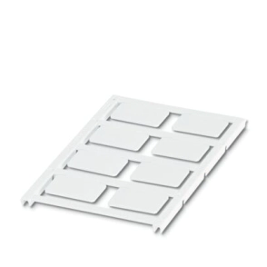 0825445/UC-EMP (27X18) UNICARD SHEET, PLASTIC LABELS, 1.2MM