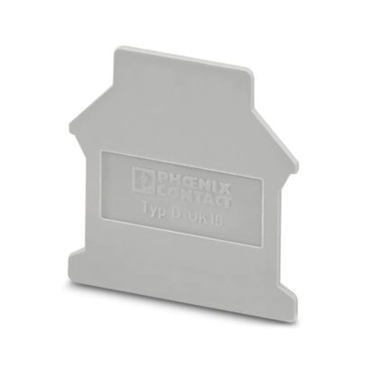 3006027/D-UK 16 TAPA BORNE 16mm GRIS